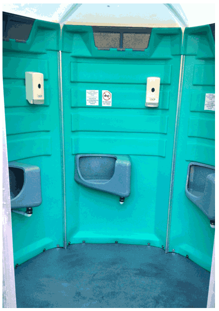 Multi Station Urinal Inside
